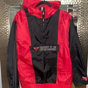 ❤️‍🔥1/4 Zip Chicago Bulls Jacket❤️‍🔥